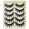NACGUO - Ciglia finte, 5 paia di extension per ciglia spesse in stile giapponese, per cosplay, riutilizzabili, strumenti per il trucco degli occhi