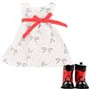 Götz 3403084 combinazione Sweet Ladybug - taglia abbigliamento per bambole. XL - Set di abbigliamento e accessori da 3 pezzi per bambole in piedi 45-50 cm