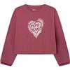 Pepe Jeans Samy, T-shirt Bambine e ragazze, Rosso (Crushed Berry),10 anni