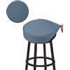 BUYUE Coprisgabello da bar rotondo lavabile in jacquard per sedia diametro 30,5-35,6 cm, 1 pezzo, azzurro cielo