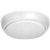 Miratic Lampada da Soffitto Plafoniera Parete con Paralume Opaco Realizzato in Plastica 2 x E27 x 40W (lampadine non incluse) Plafoniera Soffitto IP44 IK10 (bianco)