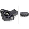 HELLA 6PD 012 754-001 Sensore, Deflettore commutazione collettore aspirazione, 3a... poli, avvitato