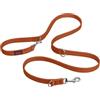 Company of Animals HALTI - Guinzaglio professionale per cani per smettere di tirare il guinzaglio, per passeggiate, doppia estremità facile da usare, leggero, morbido e resistente (Taglia Small, Arancione bruciato, 2m)