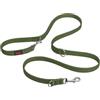Company of Animals HALTI - Guinzaglio professionale per cani per smettere di tirare il guinzaglio, per passeggiate, doppia estremità facile da usare, leggero, morbido e resistente (Taglia Small, Verde foresta, 2m)
