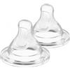 Chicco Physio Perfect 5 Tettarella in silicone Flusso Medio 2M 2 pezzi