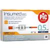 Artsana Pikdare Siringa Per Insulina Pic Insumed 0,5 Ml 100 Ui Ago Gauge 30 Lunghezza 8 Mm Senza Spazio Morto 3 Sacchetti Da 10 Pezzi
