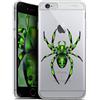 Caseink Cover per Apple iPhone 6/6S, ultrasottile, motivo: ragnatela verde