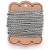 UR URLIFEHALL - Catena a coda di volpe in acciaio inossidabile 304, 10 m/rotolo, non saldata, con maglie argentate, per la creazione di collane, bracciali e gioielli fai da te