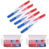 Nanxin 50 pezzi Scovolini Interdentali,Pulizia dei Denti Professionali(2.5mm/3.0mm)