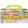 Play-Doh Hasbro Play-Doh- Play-Doh Confezione Super Color, Multicolore, 20 Vasetti di Pasta da modellare, A7924EUC