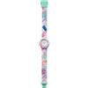 Hip Hop, Collezione Kids Fun, Orologio Bambina Highlighter, Cinturino in Silicone Intercambiabile, Indici e Sfere Colorate, Cassa 28 mm, Movimento al Quarzo, Resistente all'Acqua, Lunghezza Regolabile
