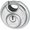 ABUS Lucchetto ABUS Diskus® 24IB/50 in acciaio inossidabile - con protezione a 360° - per la sicurezza in condizioni climatiche avverse - 20317 - Livello di sicurezza ABUS 7 - Argento