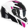 Cgm Casco Moto Modulare CGM 568S BER SPORT Nero Fucsia fluo