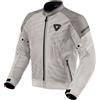 Rev'it Giacca Moto Rev'it TORQUE 2 H2O Silver Grigio
