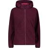 CMP - Giacca in softshell da donna con cappuccio removibile, Lagoon-Antracite, 46