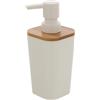 Feridras Dispenser dosasapone bianco effetto legno | Bamboo