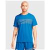 Nike Miler Flash T-Shirt Dri-FIT UV Blu Uomo