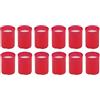 Etrexonline Candele Votive Rosso per Rituali 6.5x5cm, Ceri Votive Lunga Durata 24 ore