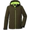 killtec regazzi Giacca softshell/giacca outdoor con cappuccio KOS 321 BYS SFTSHLL JCKT, black, 116, 41553-000