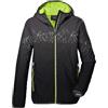 killtec regazzi Giacca funzionale/giacca outdoor con cappuccio KOS 277 BYS JCKT, blue, 164, 41464-000