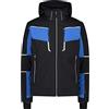 CMP Giacca da Sci In Softshell da Uomo Con Cappuccio Removibile, Nero (Nero), 50