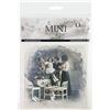 ITD Collection - Set creativo per mini album con carta di riso 14,8 x 14,8 cm (6 fogli) Carte di riso per decoupage per scrapbooking e artigianato - Multicolore (RSM085, codice HS - 48021000)