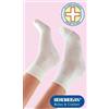 LUROPAS DEL DOTT. MOLINARI Calzino in cotone senza elastico da donna BIANCO 1