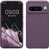 kwmobile Cover per Google Pixel 8 Pro Custodia - Back Case per Smartphone in Silicone TPU - Protezione Gommata - Iris pallido