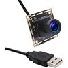 ELP Modulo fotocamera USB da 16 MP, grandangolare, 110 gradi, senza distorsione, fotocamera USB ultra HD 3496P, fotocamera incorporata Plug and Play nel settore delle stampanti 3D per Android Windows