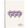 Clairefontaine 812435C - Quaderno a spirale motivo Moulin Rouge - A4 21x29,7cm 148 Pagine puntinate a righe con margini carta bianca 90g - Collezione Moulin Rouge - 2 visual, consegna casuale