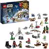 LEGO Star Wars Calendario dell'Avvento 2023 con 24 Regali tra cui 9 Personaggi, 10 Veicoli Giocattolo e 5 Iconici Mini-Modelli, Regalo per il Countdown di Natale per Bambini e Fan 75366