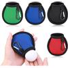Fentar 4Pcs Pallina Pulisci Borsa, Portatile Sacchetti per Pulizia de Golf con Fibbie, Impermeabile Pallina Pulisci Borsa con Doppi Strati, Accessori Golf per Uomo (4 Colori)