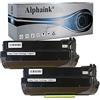 alphaink 2 Toner compatibili con Lexmark 51B2000 51B00A0 MS317 per stampanti Lexmark MS 617DN 610DTN 610DN 310DN 312DN 315DN 317DN - MX 310DN 317DN 510DE 410DE 417DE