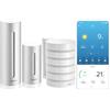 Netatmo STAZIONE METEO INTELLIGENTE + Custodia Protettiva per Stazione Meteo Intelligente