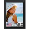 Icona Bay Cornice Nera 13x18 cm, Modanatura Splendidamente Dettagliata, Set di Cornici Contemporanee, Montaggio a Parete o da Tavolo, Collezione Inspirations