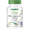 Fairvital | Olio di borragine 500mg - per 2 mesi - VEGAN - dose elevata - 120 Licaps - ricco di acido gamma linolenico (omega-6)