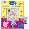 Schwager und Steinlein Peppa Pig: libro magnetico per bambini con 16 magneti + 1 personaggio Peppa Pig