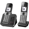 Panasonic KX-TGD322 DECT Identificatore di chiamata Nero, Grigio