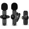 SNZIYAG Microfono Lavalier Wireless per iPhone iPad,Microfono Wireless Plug-Play per Registrazione,Streaming Live,YouTube,TikTok,Riduzione Intelligente del Rumore,Sincronizzazione Automatica