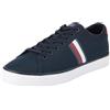 Tommy Hilfiger Uomo Sneakers Vulcanizzate Scarpe, Blu (Desert Sky), 40