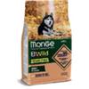 Monge BWild Grain Free All Breeds (salmone e piselli) - Sacco da 12kg.
