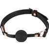 Bad Kitty Silicone Gag 4cm Black-Rose Gold