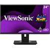 Viewsonic VG Series VG2448a Monitor PC 61 cm [24] 1920 x 1080 Pixel Full HD LED Nero (VG2448 24HA IPS HDMI DP VGA USB MM) [VG2448A-2]