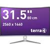 Wortmann AG 3030219 Monitor PC 81,3 cm (32) 2560 x 1440 Pixel Dual WQHD LED Argento, Bianco [3030219]