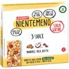 Enervit Nientemeno Mandorle, Mela, Uvetta 3 Barrette da 21 g