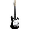 EKO GUITARS - S-100 3/4 BLACK Chitarra Elettrica forma Stratocaster, Configurazione S/S/S, 22 Tasti, Colore Black