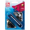 Prym - Prym Giacca A Vento nel Ottone Antico (12 mm) Chiusure A Pressione Non Cucite - 1 unità