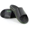 SEAC CAYA, Ciabatte A Fascia per Spiaggia E Piscina, Nero/Verde, 44