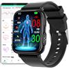 DigiKuber Smartwatch ECG, 1,91 Pollici Smart Watch Impermeabile con Pressione Sanguigna, SpO2, Frequenza Cardiaca, Messaggi e Promemoria di Chiamata per Android iOS