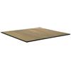 Vacchetti Top Tavolo Hpl Effetto Legno Naturale Quadro Cm59x59x1 cm di Vacchetti